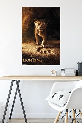 Miniatura 4 de Trends International Disney El Rey León - Póster de pared Simba de una hoja, 22.375 x 34 pulgadas, versión premium sin marco