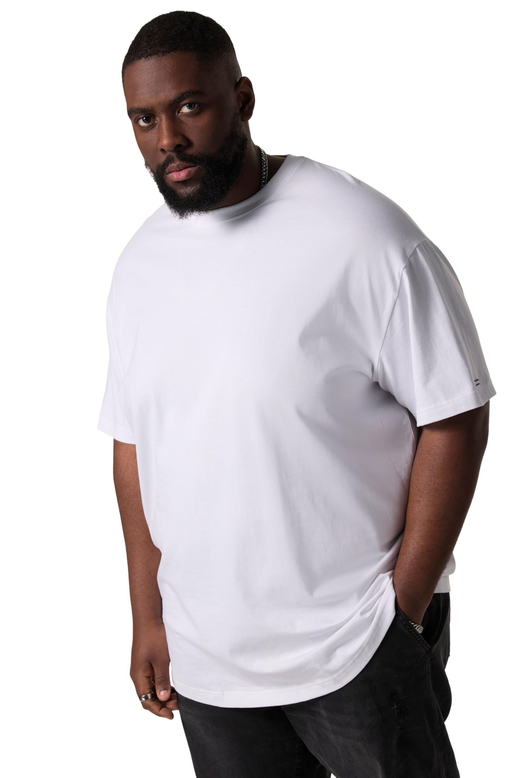 STHUGE T-Shirt, Halbarm, Oversized, Rückenprint 836994