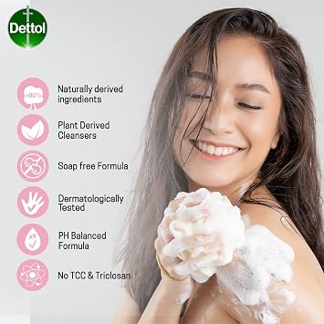 Dettol Anti Bacterial pH-Balanced Body Wash, Proskin Sakura 900g