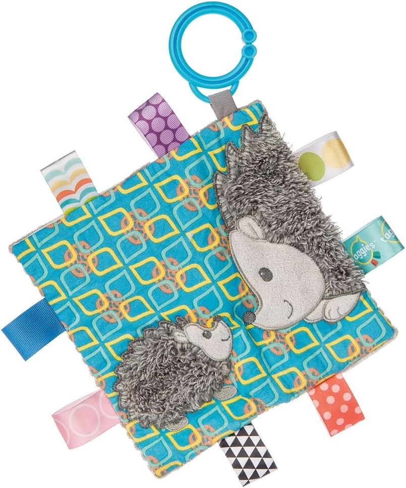 40201 Taggies Crinkle Me Baby Toy, Heather Hedgehog, Multicolour