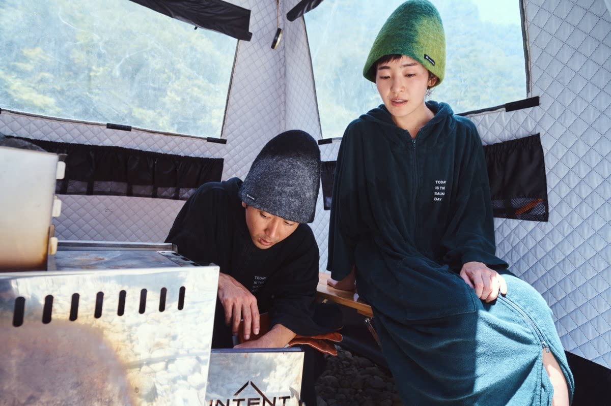 Amazon | SaunaCamp. サウナポンチョ テントサウナ用 アウトドアサウナ