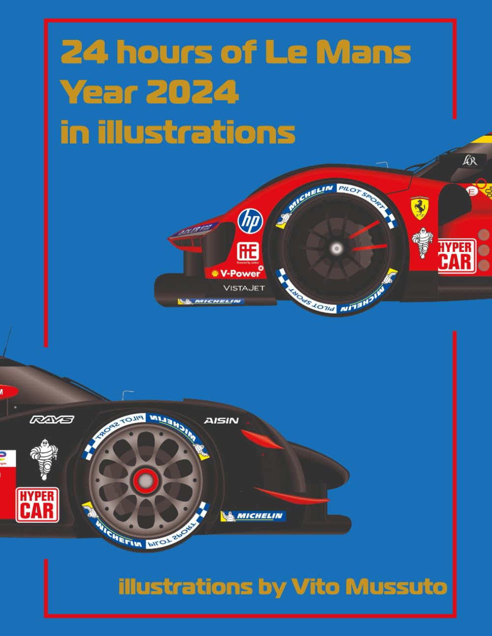 24 Hours of Le Mans Year 2024 in Illustrations