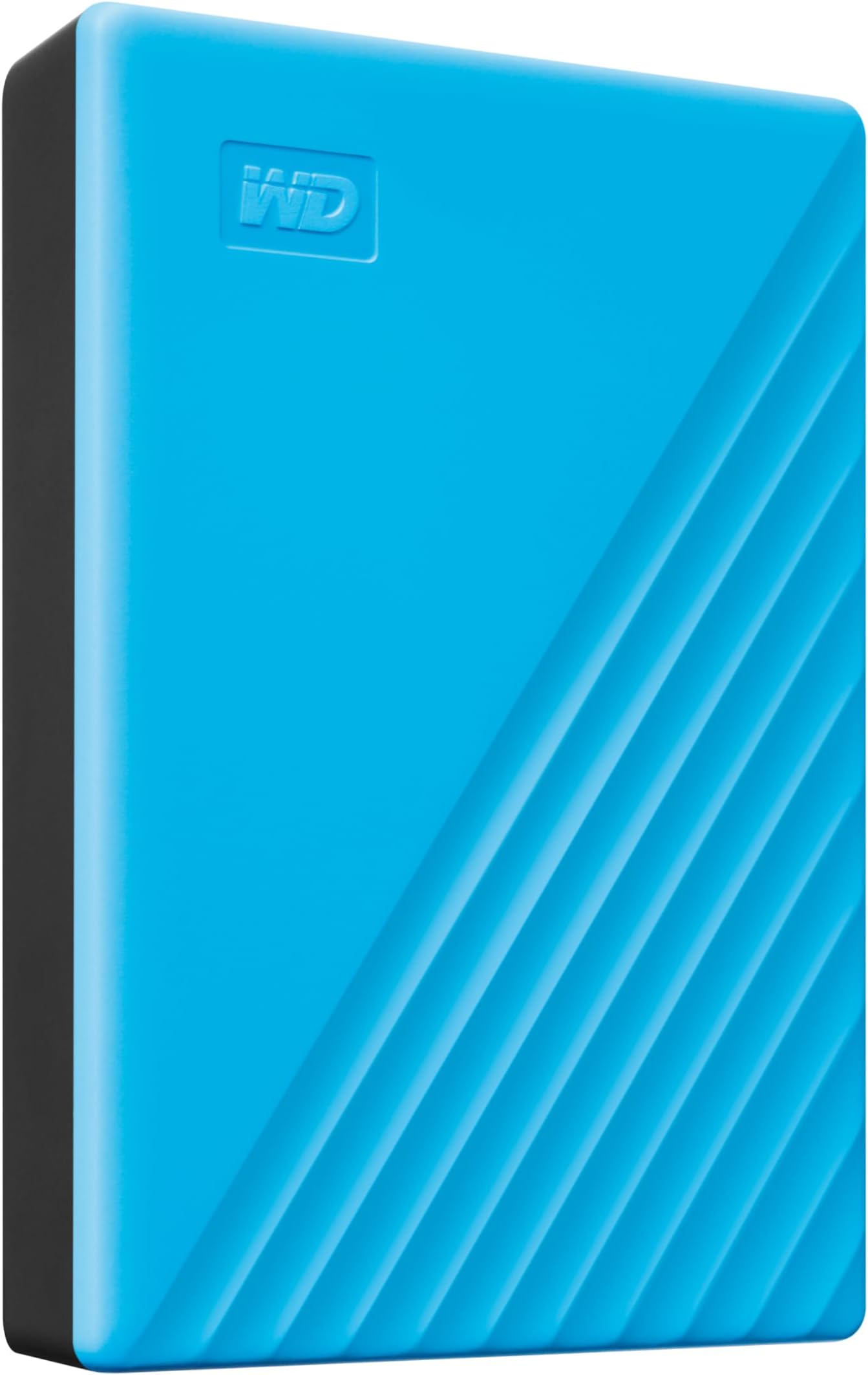 4TB My Passport Portable External Hard Drive with backup software and password protection, Blue - WDBPKJ0040BBL-WESN