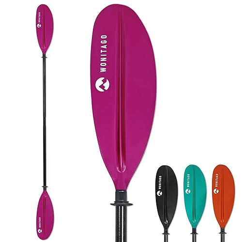 Kayak Paddle with Premium Carbon Fiber Shaft and Enhanced PP