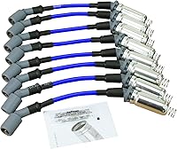 Vista 2 de DRAGON FIRE PERFORMANCE Power Pack Set Bobinas de Encendido Cuadradas Iridium Bujías de 0.335 in Cables de enchufe compatibles con GEN V LT1 LT