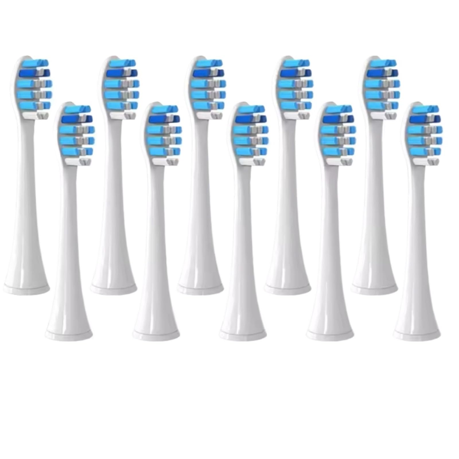 Testine 4/6PCS, compatibile con Philips, C3 C2 G2 | serie hx3/6/8/9; DailyClean, ProtectiveClean, DiamondClean, PowerUp, Essence+, Elite+(10pcs Blue)