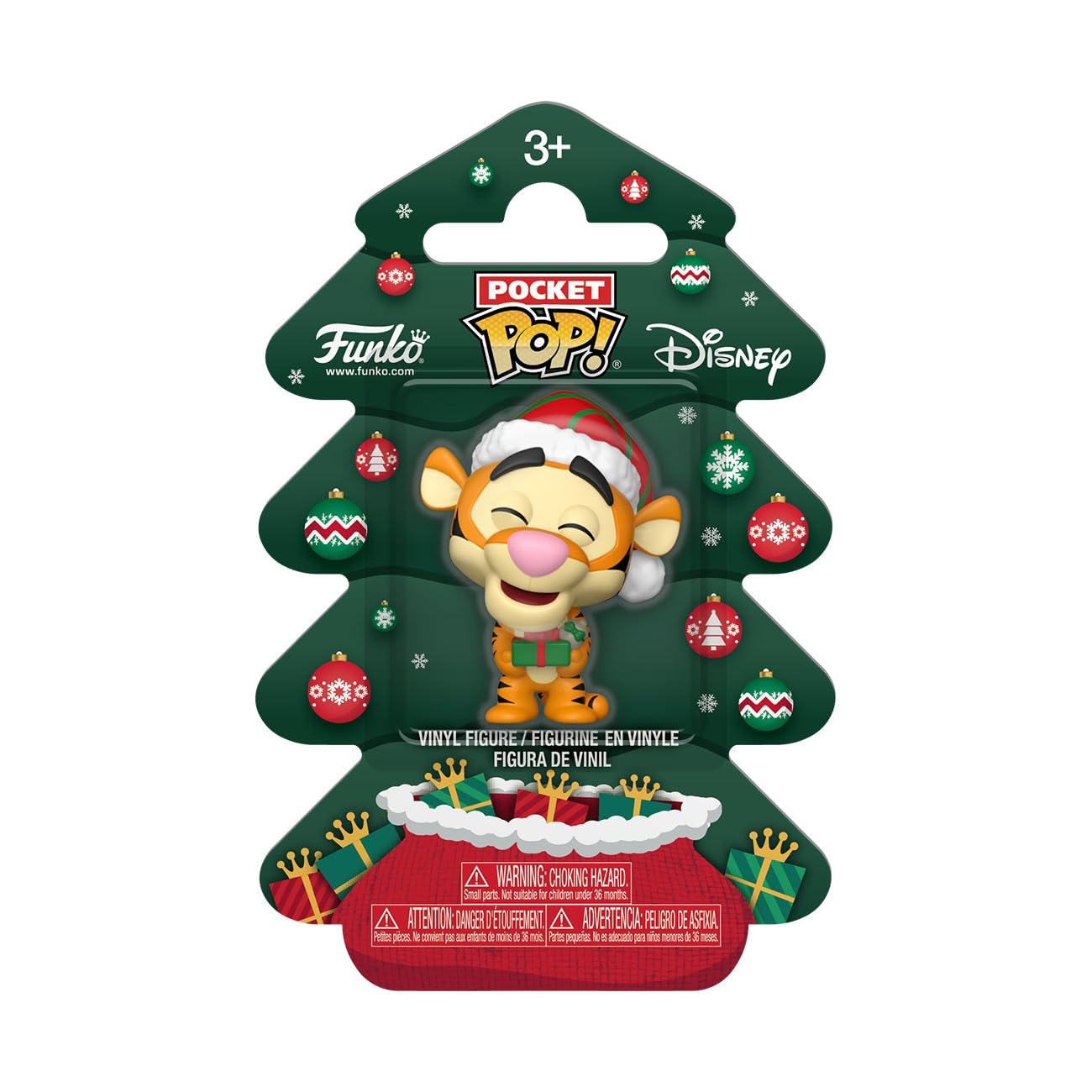 Funko Pop! Pocket Pop Holiday Tree: Winnie The Pooh - Tigger - Collectable Vinyl Figure - Gift Idea - Official Merchandise - Toys for Kids & Adults -