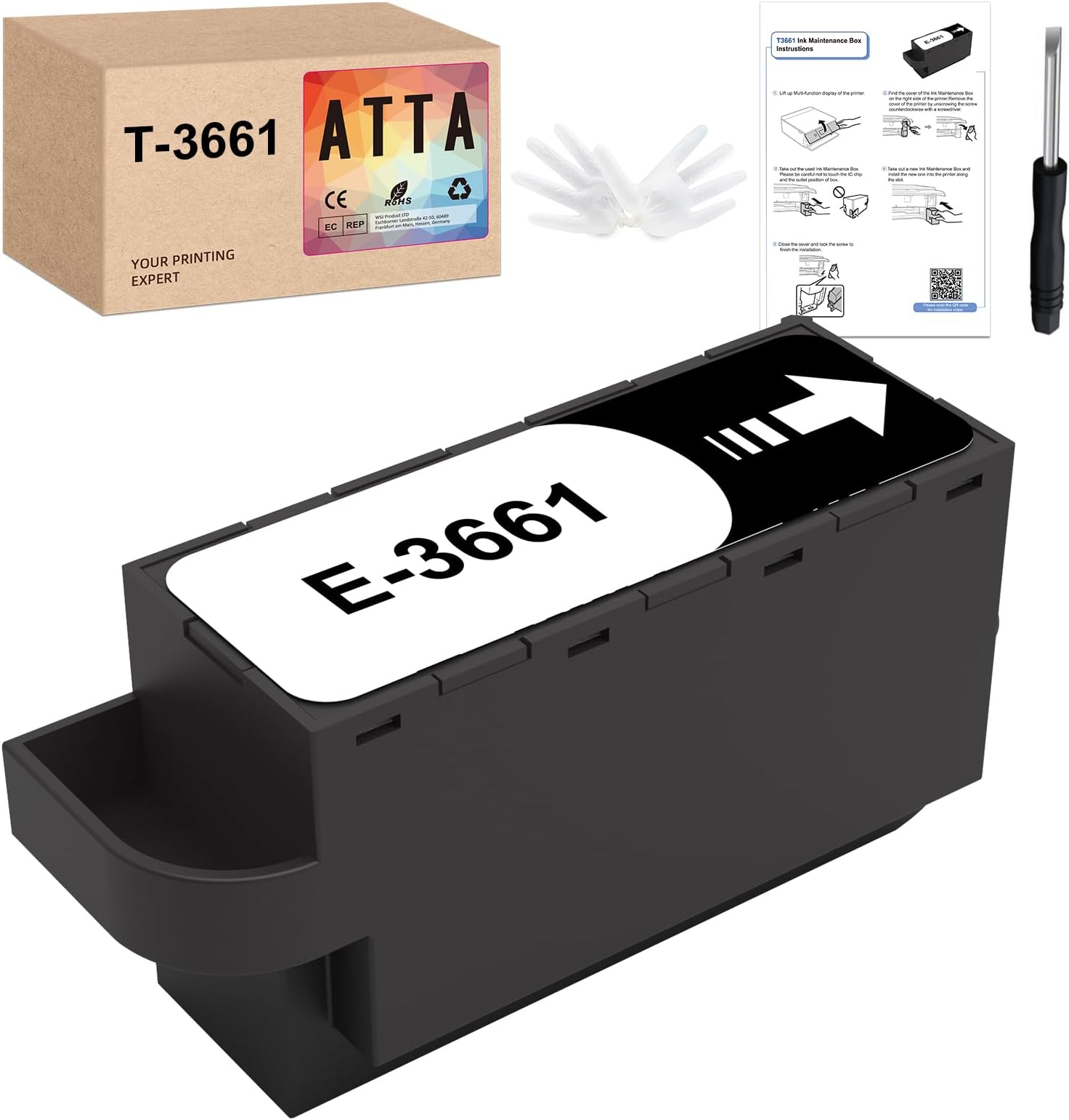 ATTA T3661 Maintenance Box, maintenance box t3661 Work with XP-6100 XP ...