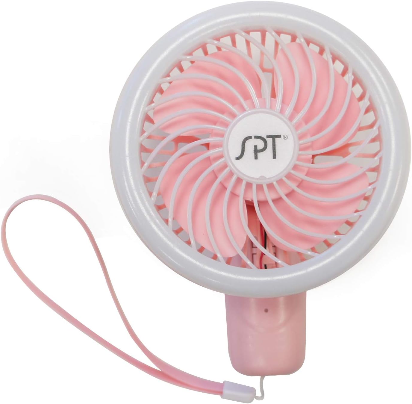 SPT SF-007P: Personal Hand-Held Fan – Pink