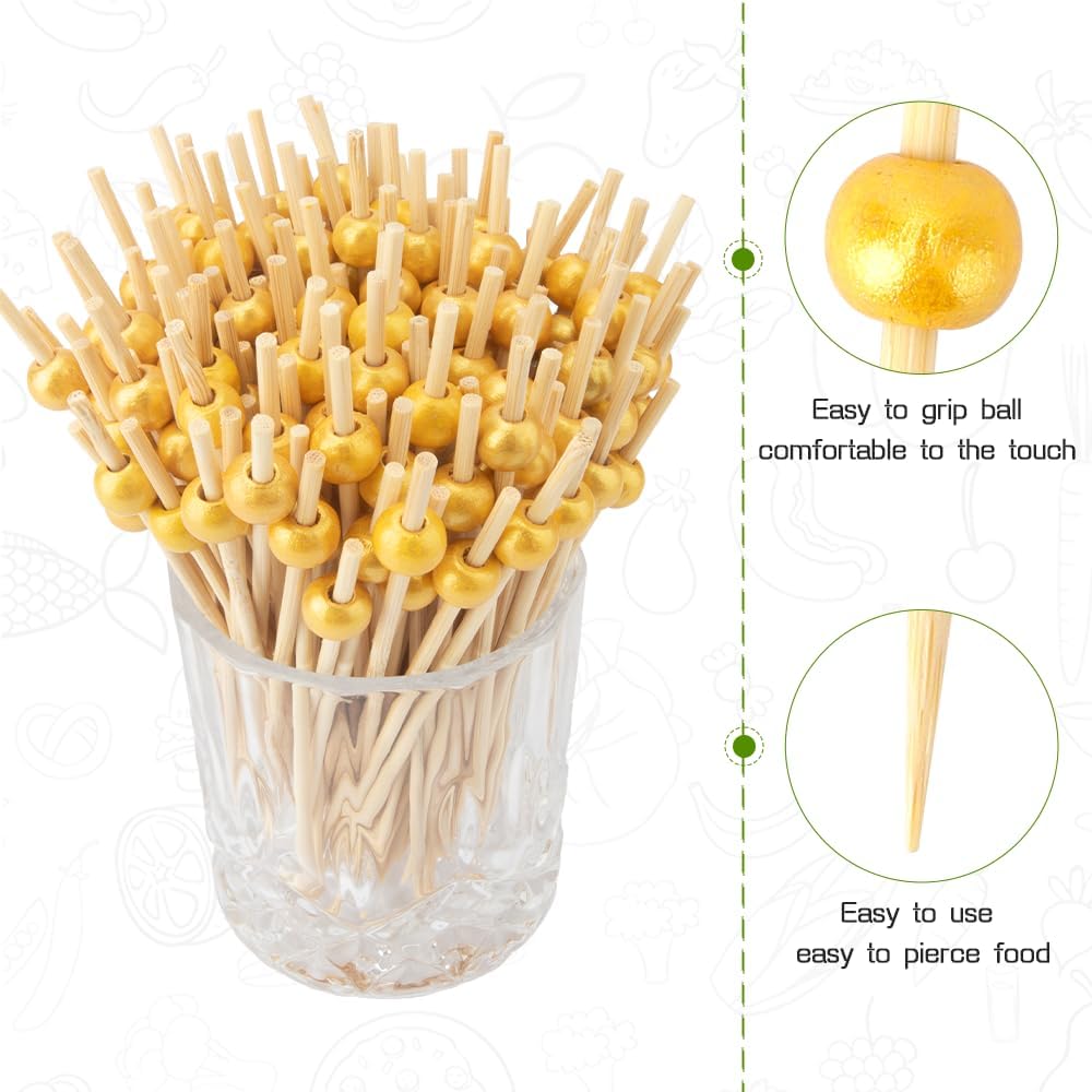 Stuzzicadenti Da Cocktail In Acciaio Inox - 12 Pezzi, 10cm