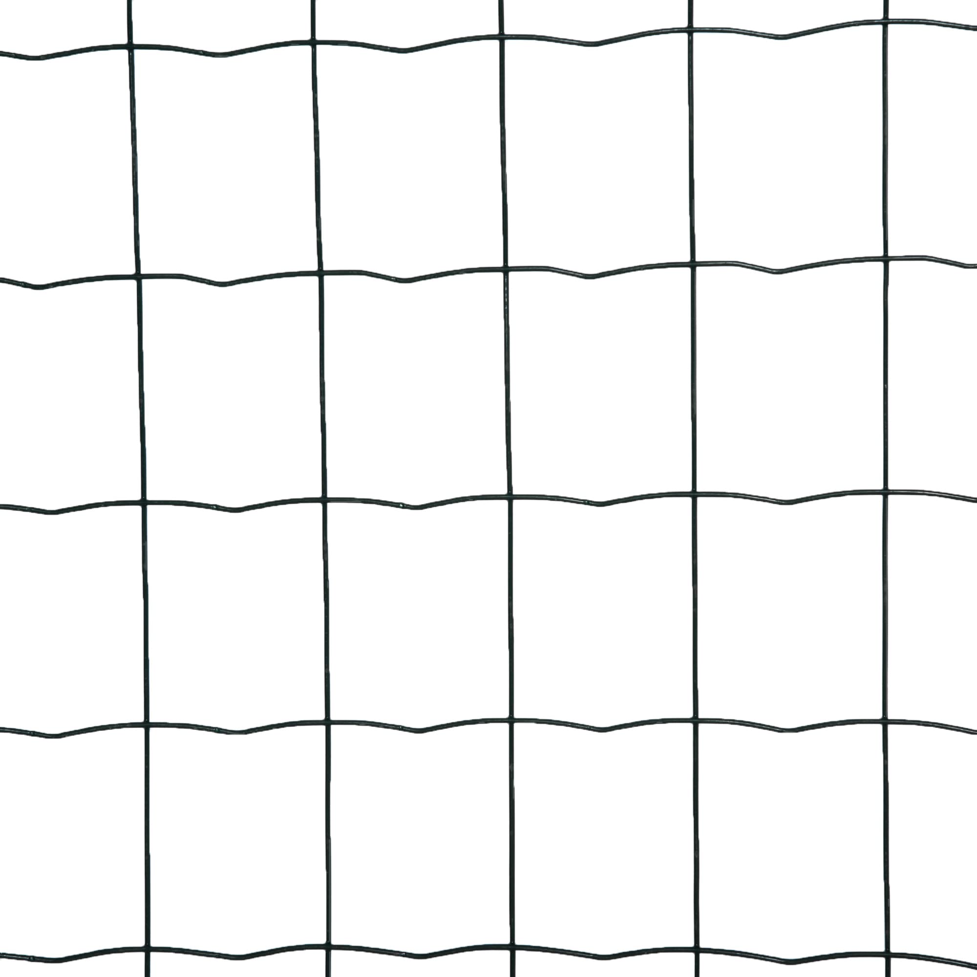 Outsunny Rete di Recinzione 25x1.7m in Acciaio Plastificata per Giardini e Spazi Esterni, Rotolo da 25m e Altezza 1.7m, per Giardino e Pollame, Verde