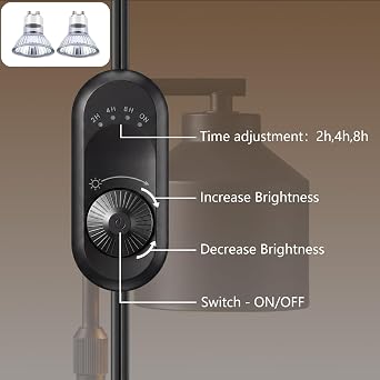 Candle Warmer Lamp with Timer and Dimmer