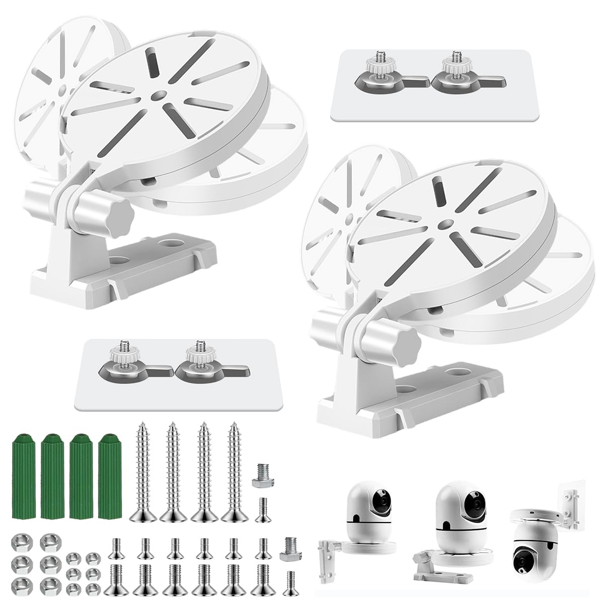 ZORBES® 2Pcs Baby Monitor Wall Mount Brackets