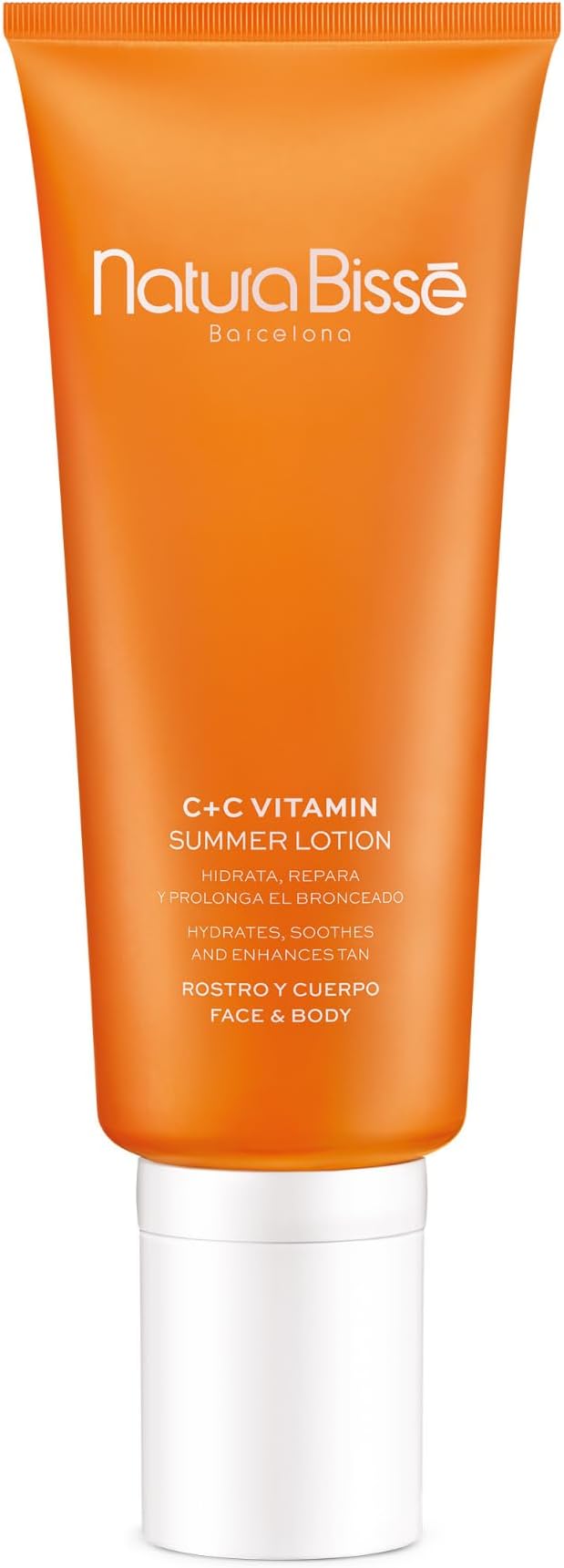Natura Bisse C+C Vitamin Summer Lotion - Hydrates, Soothes, Enhances & Preserves Tan with Aloe Vera & Antioxidant Vitamins - Lightweight, Fast-Absorbing - Soft Citrus Scent - 7 oz
