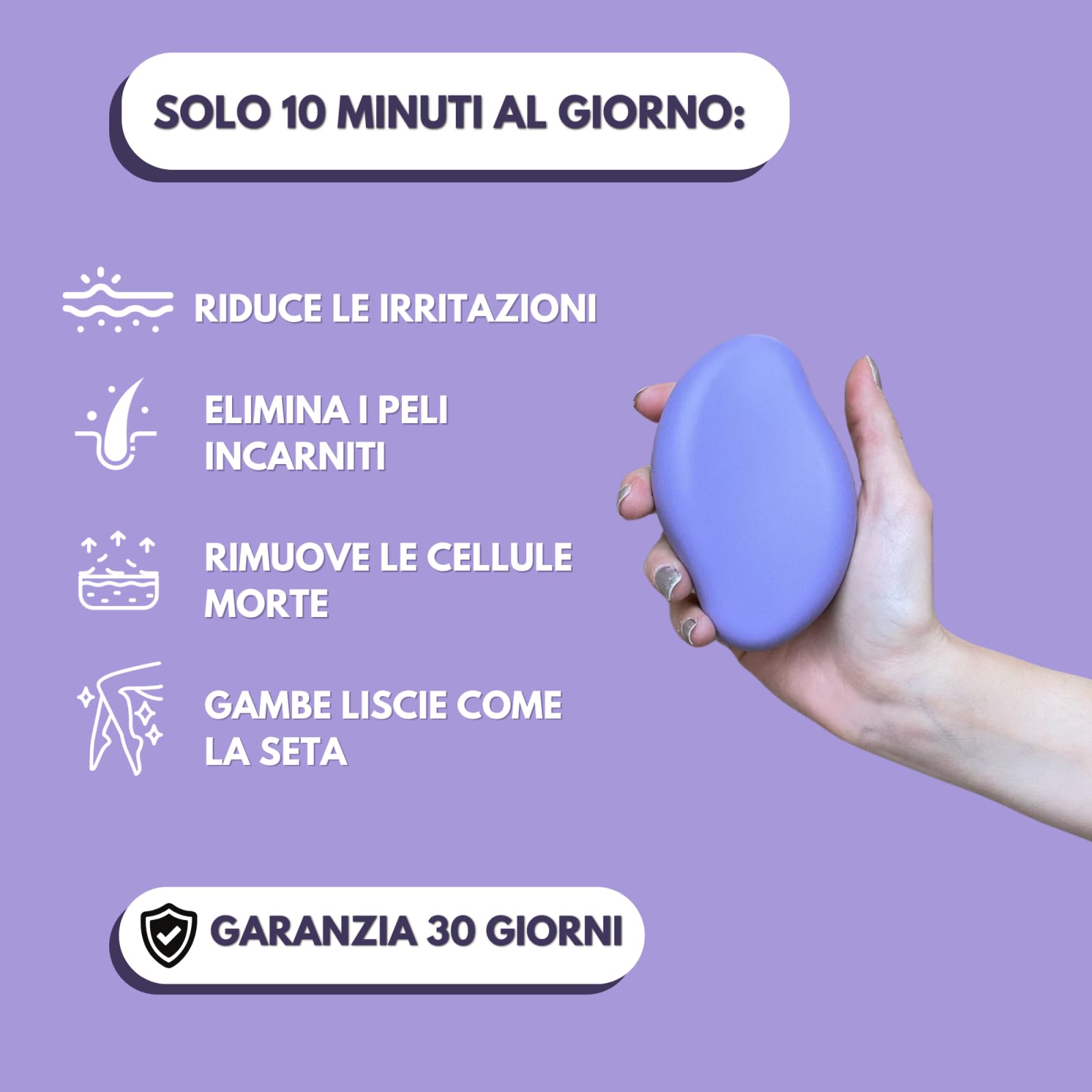 irelax depilatore cristallo，Depilatore indolore, per una pelle liscia, risultati da salone a casa tua, ecologico e portatile