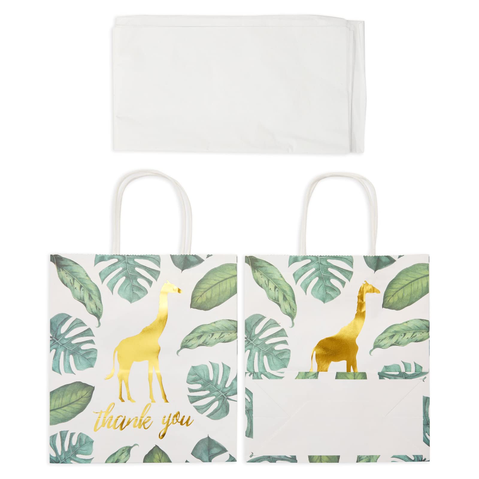 Buy Safari Party Favor Gift Bags for Jungle Themed Baby Shower, Wild