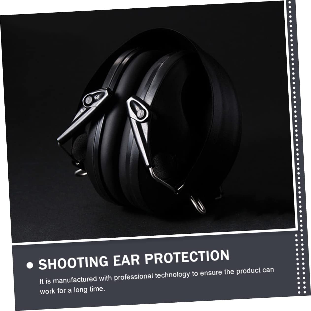 Ear Protection Hearing Protector for Shooting Tactical Ear Muffs Noise Reduction Sound Isolating Headphones for Home Car and Work