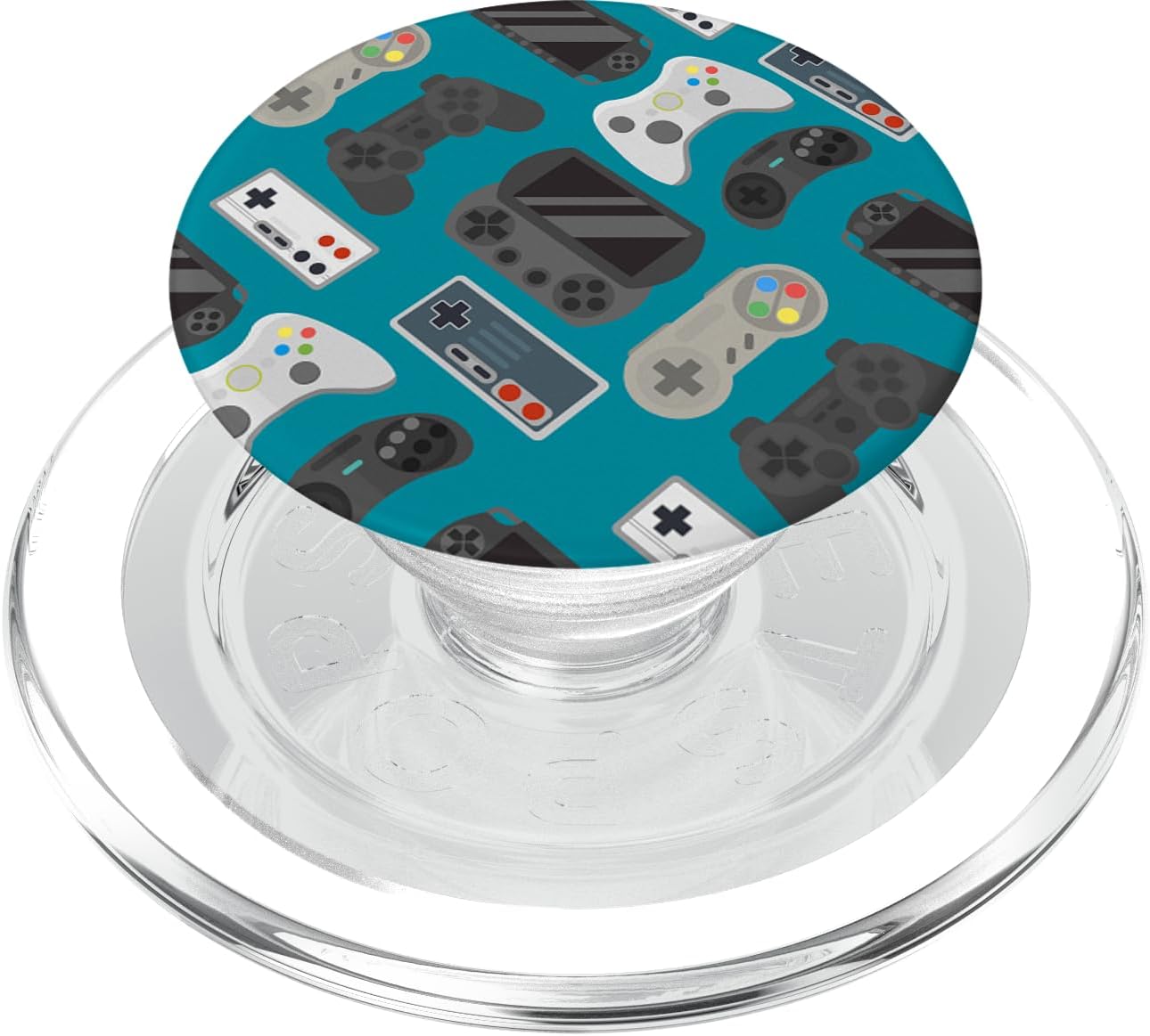 Gaming Controller Pattern For Game Gamer Lover Gift PopSockets PopGrip: Swappable Grip for Phones & Tablets PopSockets PopGrip for MagSafe