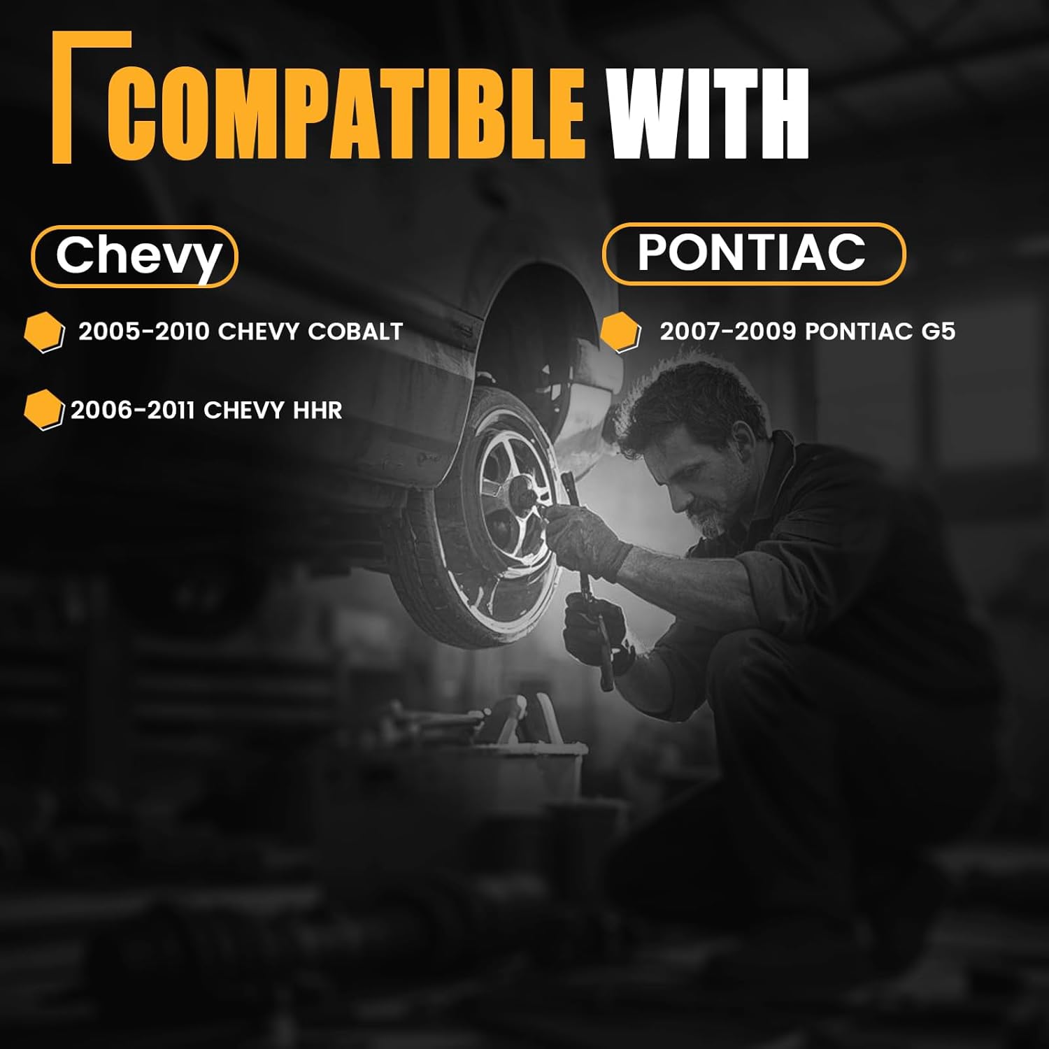 GSPSCN 700242 AC Blower Motor with Fan for 2005 2006 2007 2008 2009 2010 2011 Chevy Cobalt,HHR丨2007-2009 Pontiac G5 - HVAC Heater Blower Motor Replaces# 25776197, GM3126132, PM9290