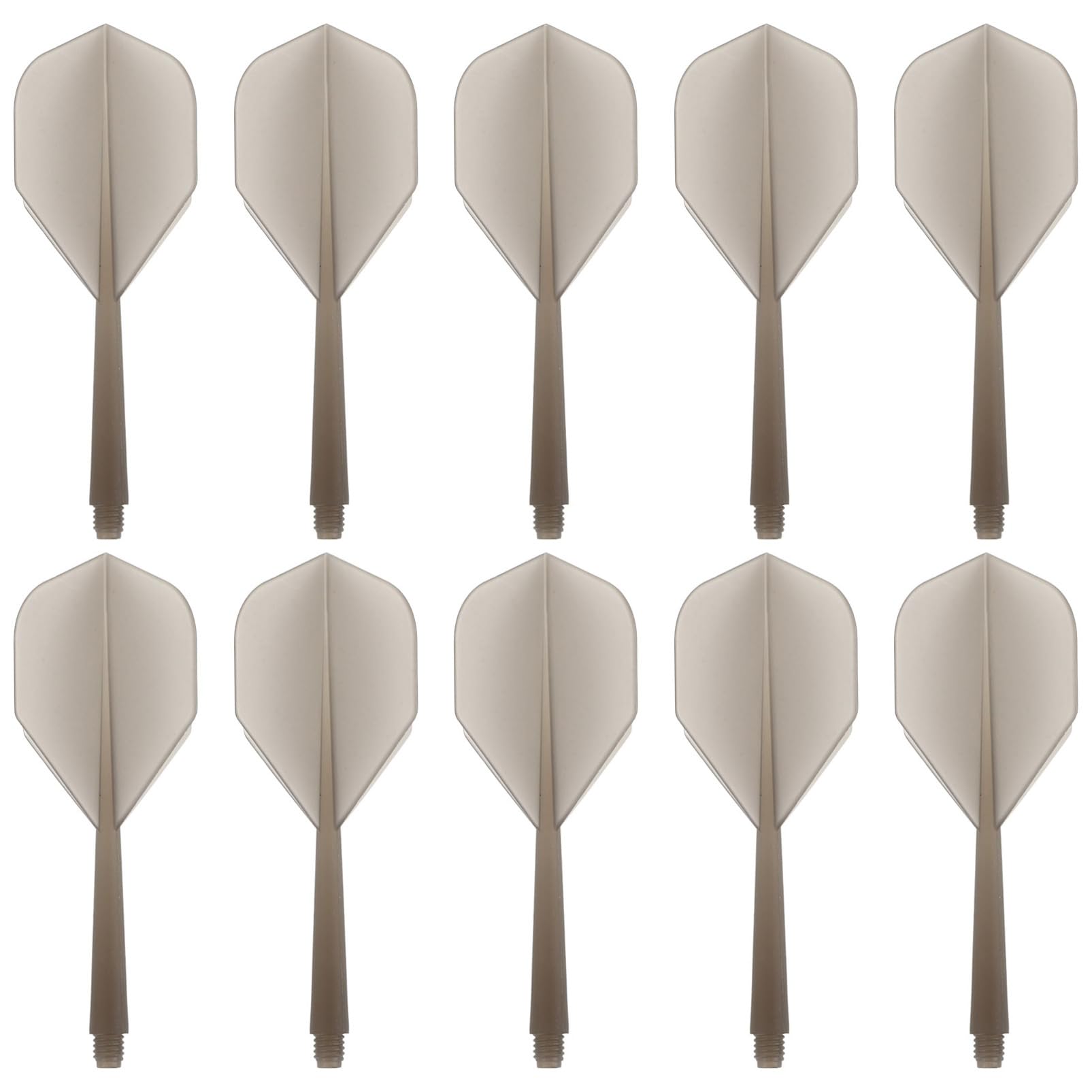 VANZACK 10 Pcs Flights Shaft Plastic shafts Portable Soft Tip Shafts Supplies Accessories