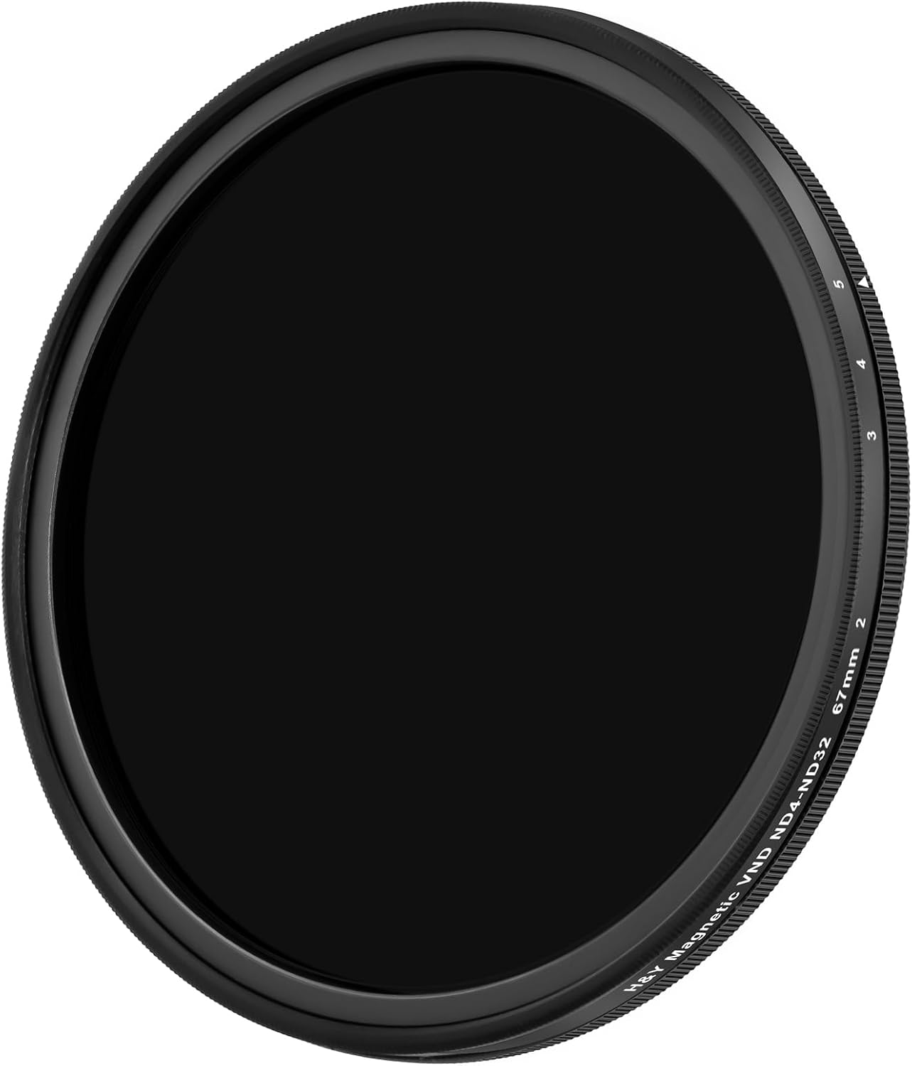 H&Y Variable ND Filter ND4–ND32 (2–5 Stops), 67mm Screw-in VND, Neutral Density Filter with MRC Multi-Coated Optical Glass, Magnetic Cap & Stackable Design