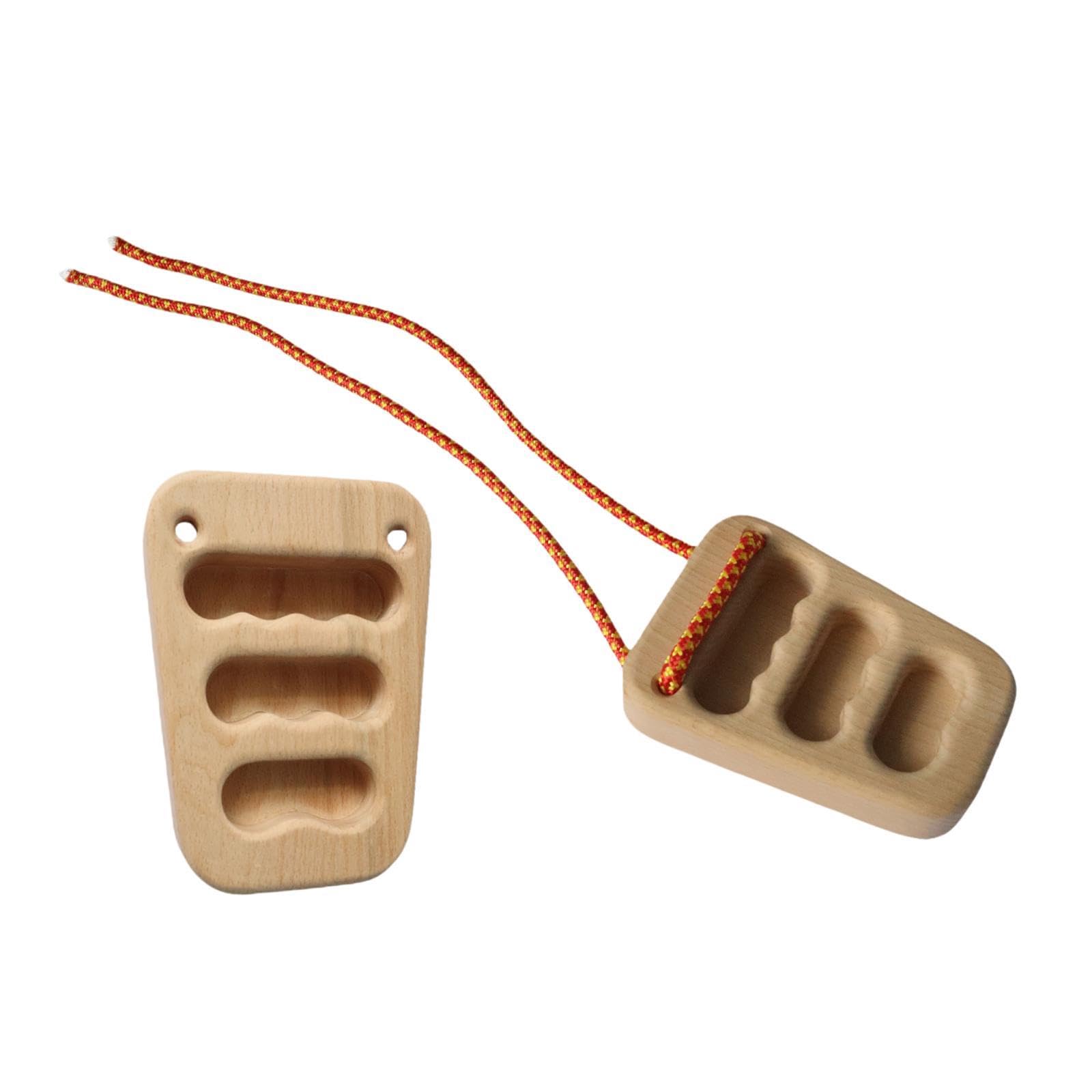 Yiju 2Pcs Climbing Hangboard Fingerboard Adult Hang Board for Outdoor