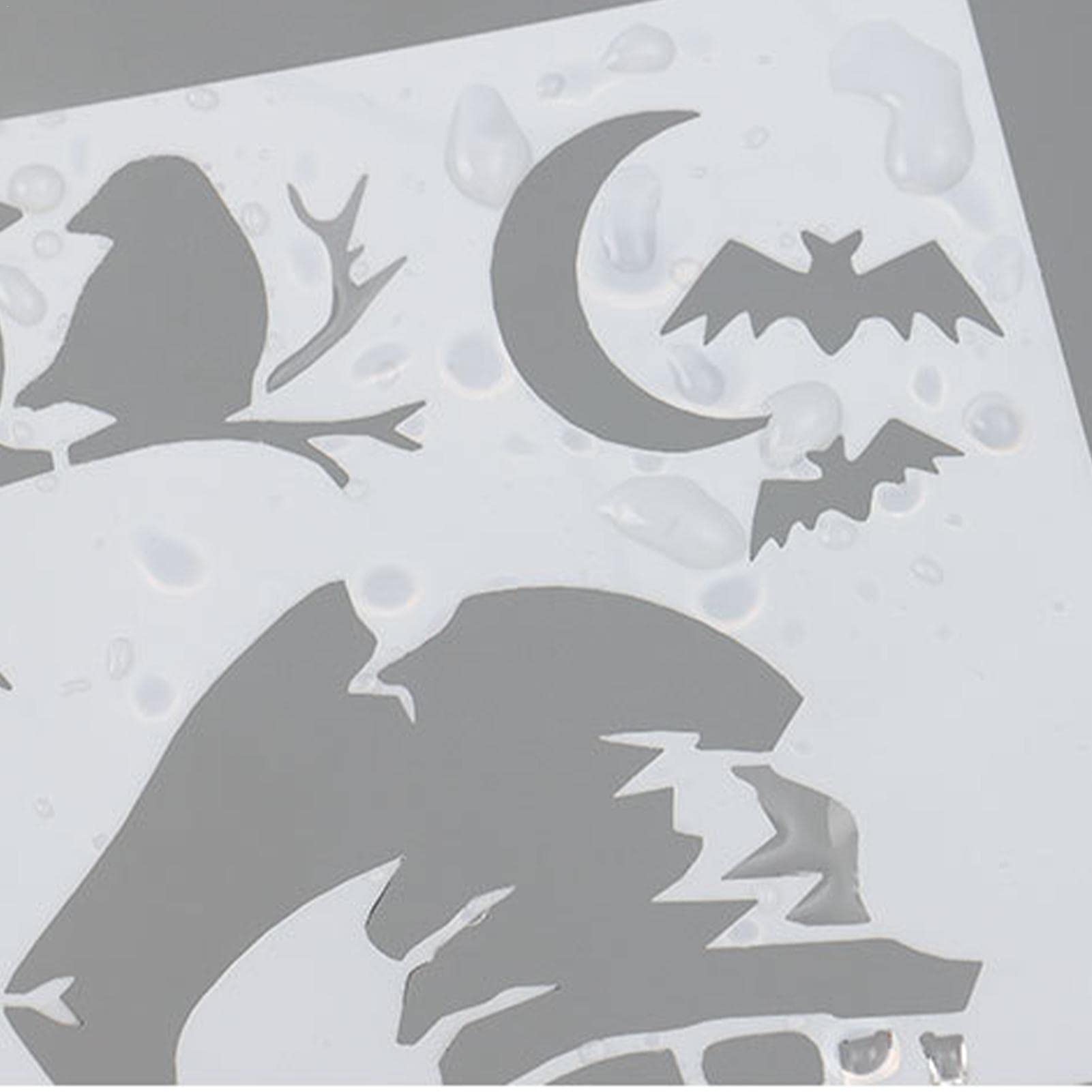 JINGLING 5 stencil per pittura di Halloween su legno | 24 stencil da disegno a tema Halloween per dipingere su legno | Modelli di disegno di Halloween riutilizzabili decorativi