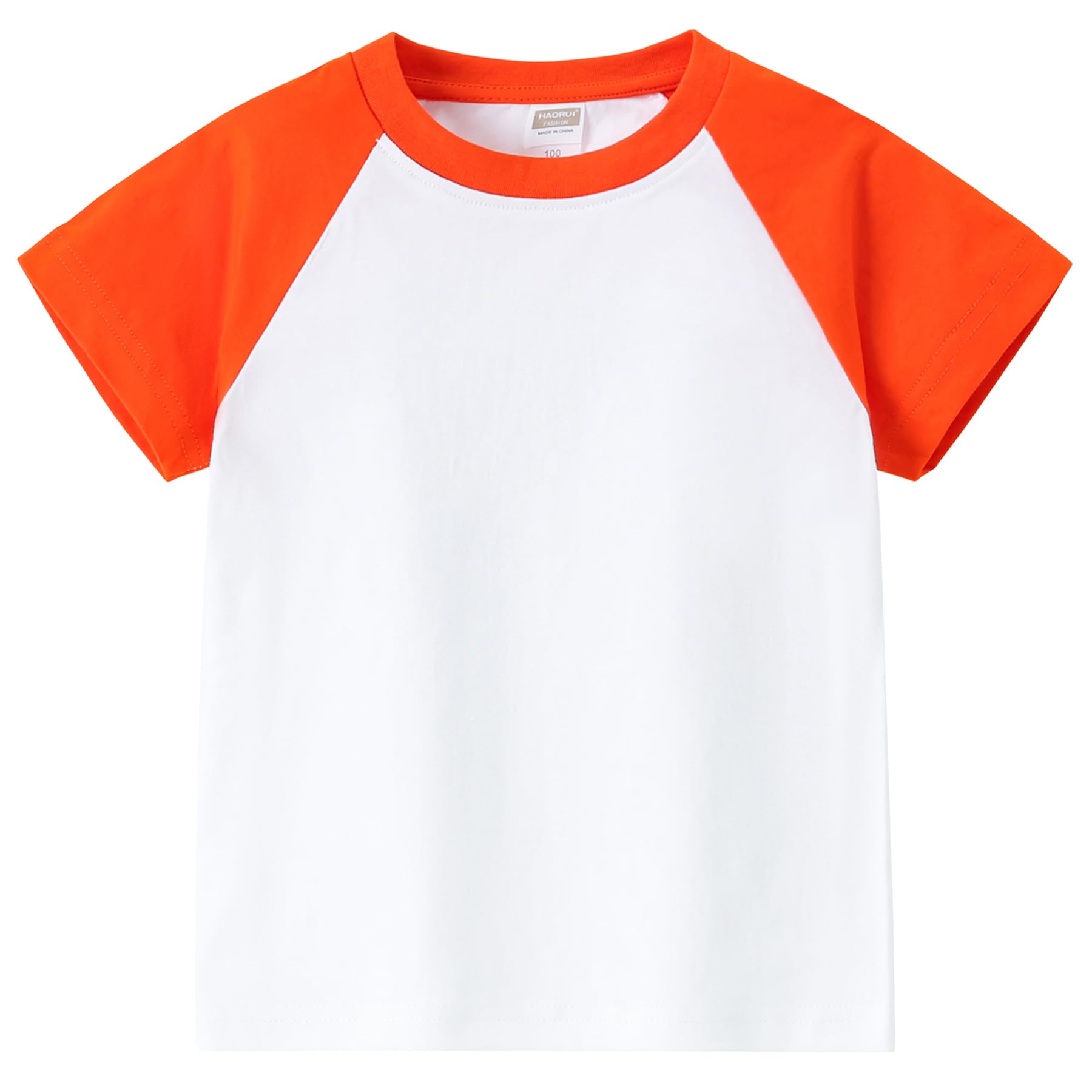 AIWUHE Toddler T Shirts Cotton Summer Tshirts Boys Girls Basic Tee Undershirts Short Sleeve Clothes Crew Neck Shirts 2-7Y