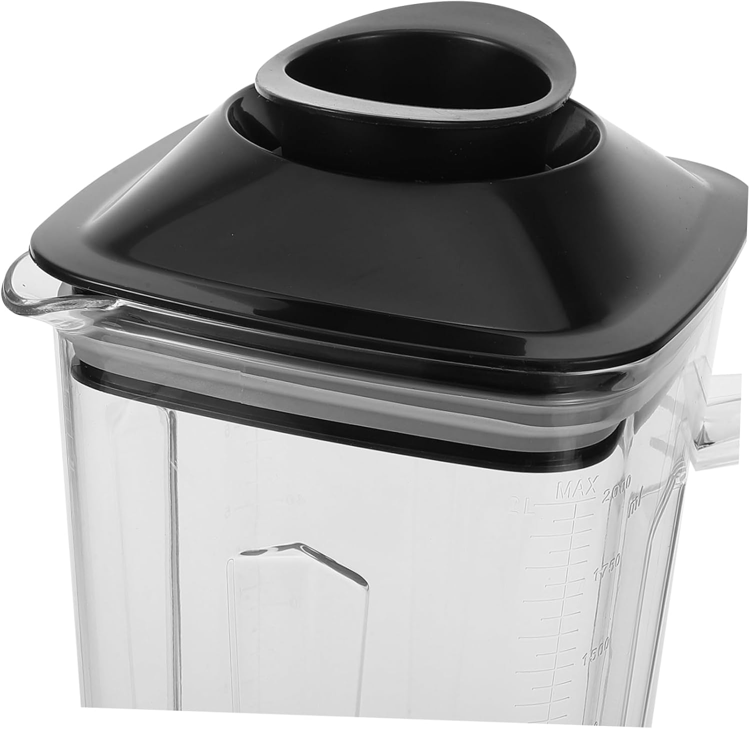 Empty Blender Cup with Handle and Cover Reusable Plastic Replacement for Smoothies and Juices Easy to Clean Lightweight and Portable for Home and Commercial Use