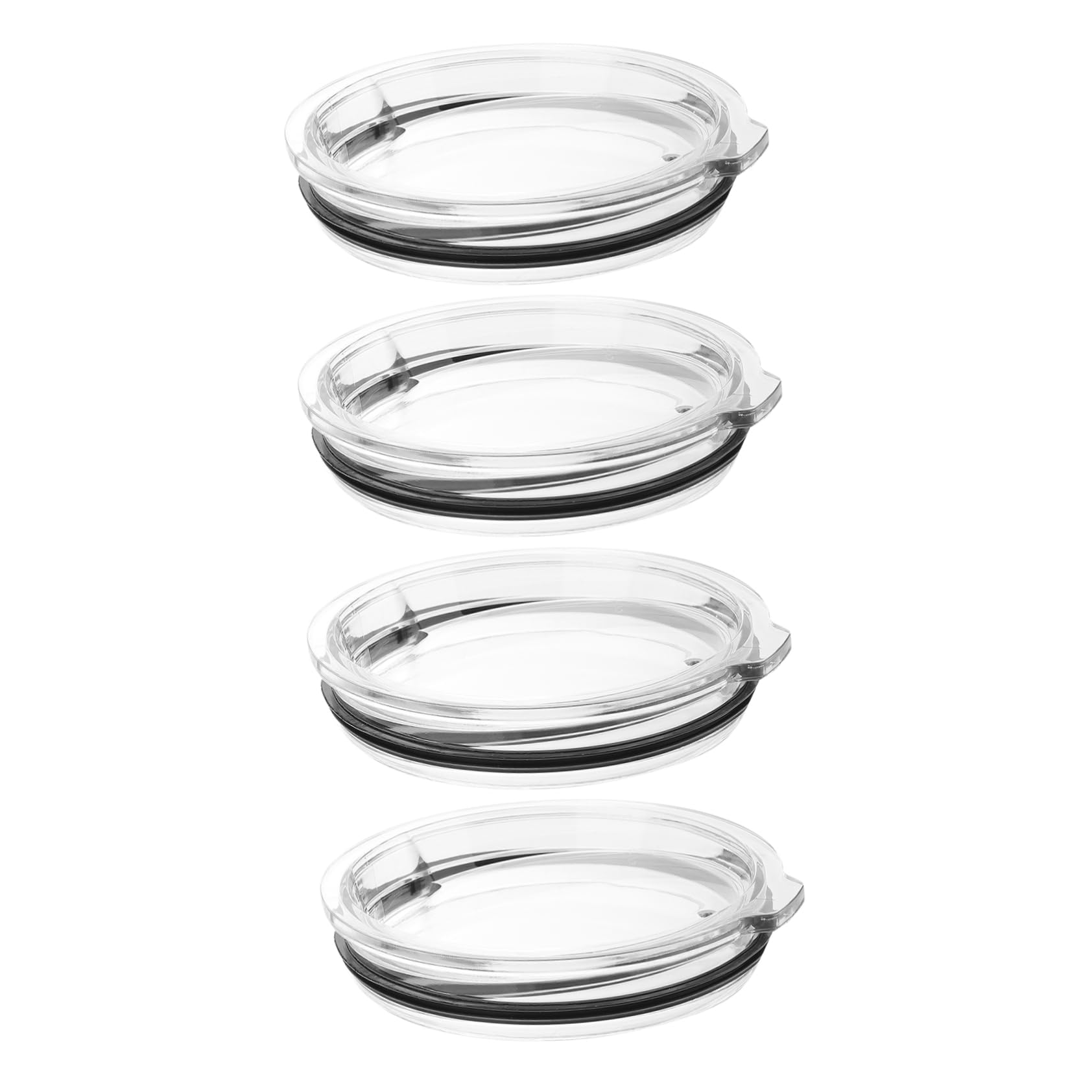LAPYAPPE 4pcs Tumbler Lids Airtight Replacement Covers for Tumblers and Cup Lids for Wide Mouth Cups for Use