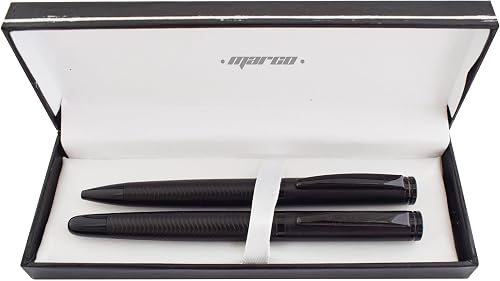 Charcoal Swirl Roller & Ball Set [Black]