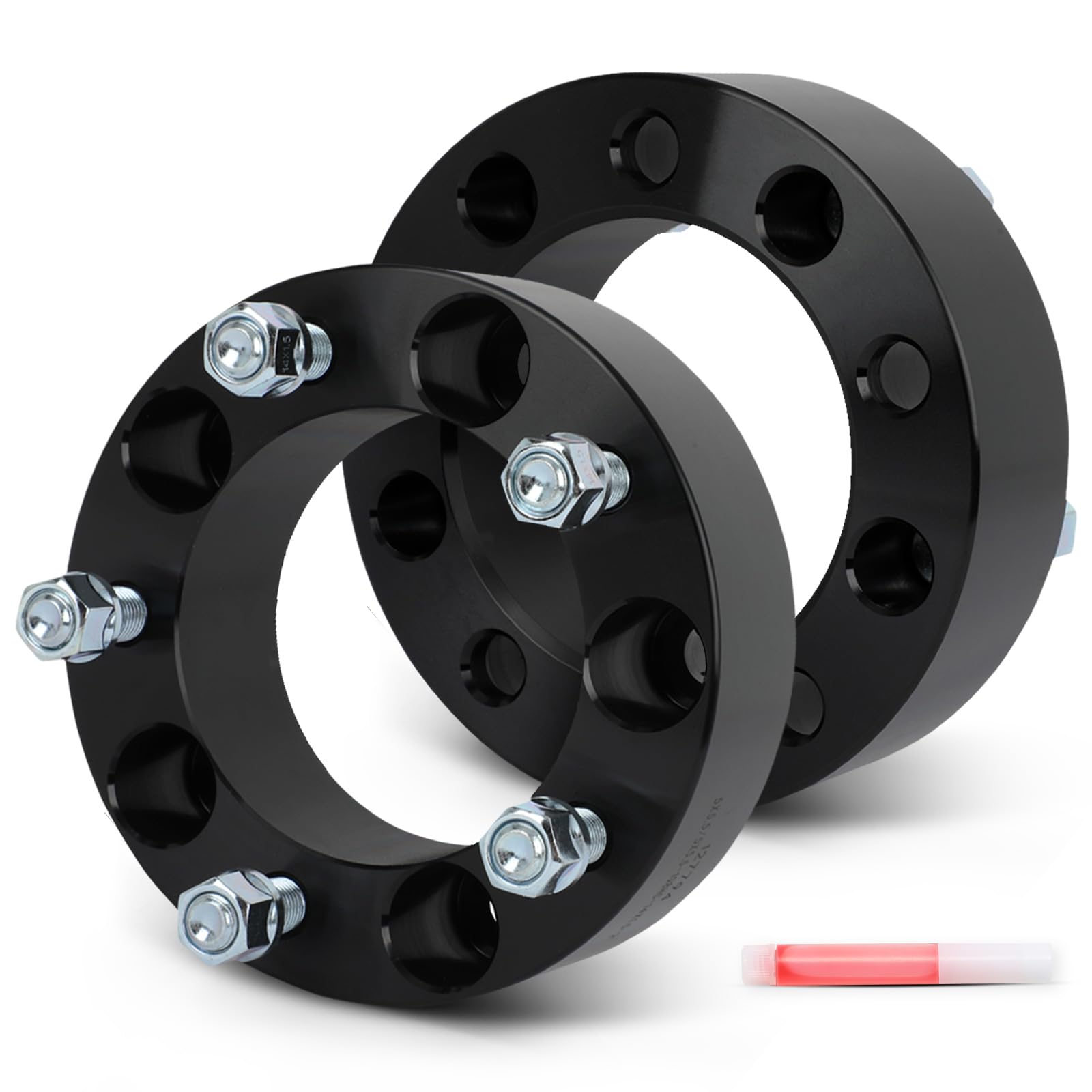 SCITOO 2Pc 5x5.5 Wheel Spacers 2 inch for Ram Black Wheel Adapters Spacers