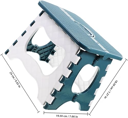 Miniatura 2 de Homoyoyo Taburete plegable de 1 pieza, silla plegable pequeña, taburete plegable para jardín, taburete de plástico, taburete pequeño plegable para