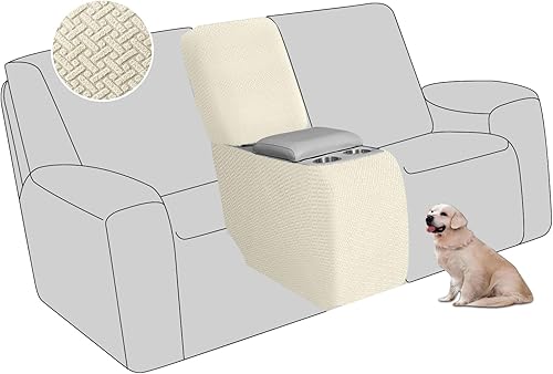 Miniatura 90 de ALIECOM Fundas 100% impermeables para sofá seccional reclinable en forma de L, funda elástica para sofá seccional reclinable de esquina, protector
