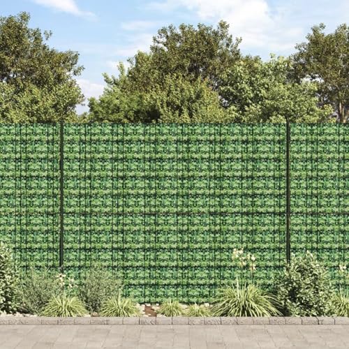 Somanki Panel de Valla, Vallas para Jardin, Barrera De Jardín, Panel Exterior Jardin, de PVC Verde 70x0,19 m