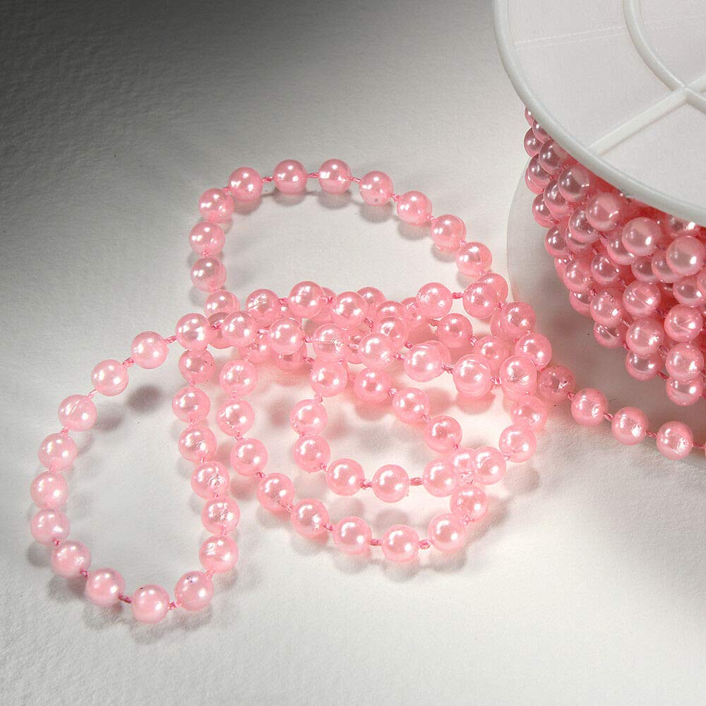 EliteKoopers 5mm Pearl Beads On String For Sewing, Cake Trim, Wedding Bridal Craft Trimming etc.