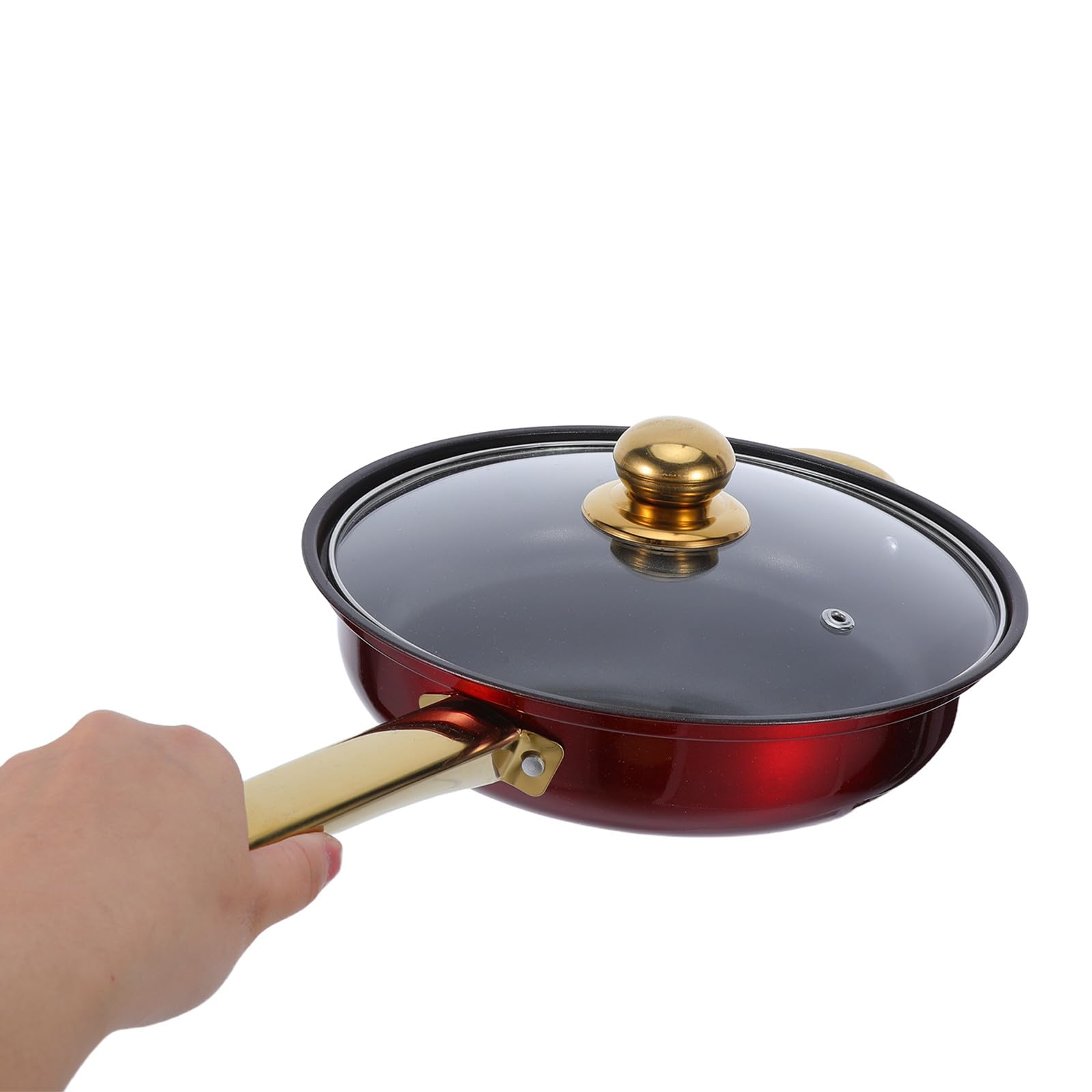 SOIMISS Set di Pentole Antiaderenti in Acciaio Inox da 6 Pezzi con Coperchi in Vetro: Pentole E Padelle Versatili per Zuppe, Salse E Cucina Quotidiana, Compatibili con Piani Cottura a Induzione