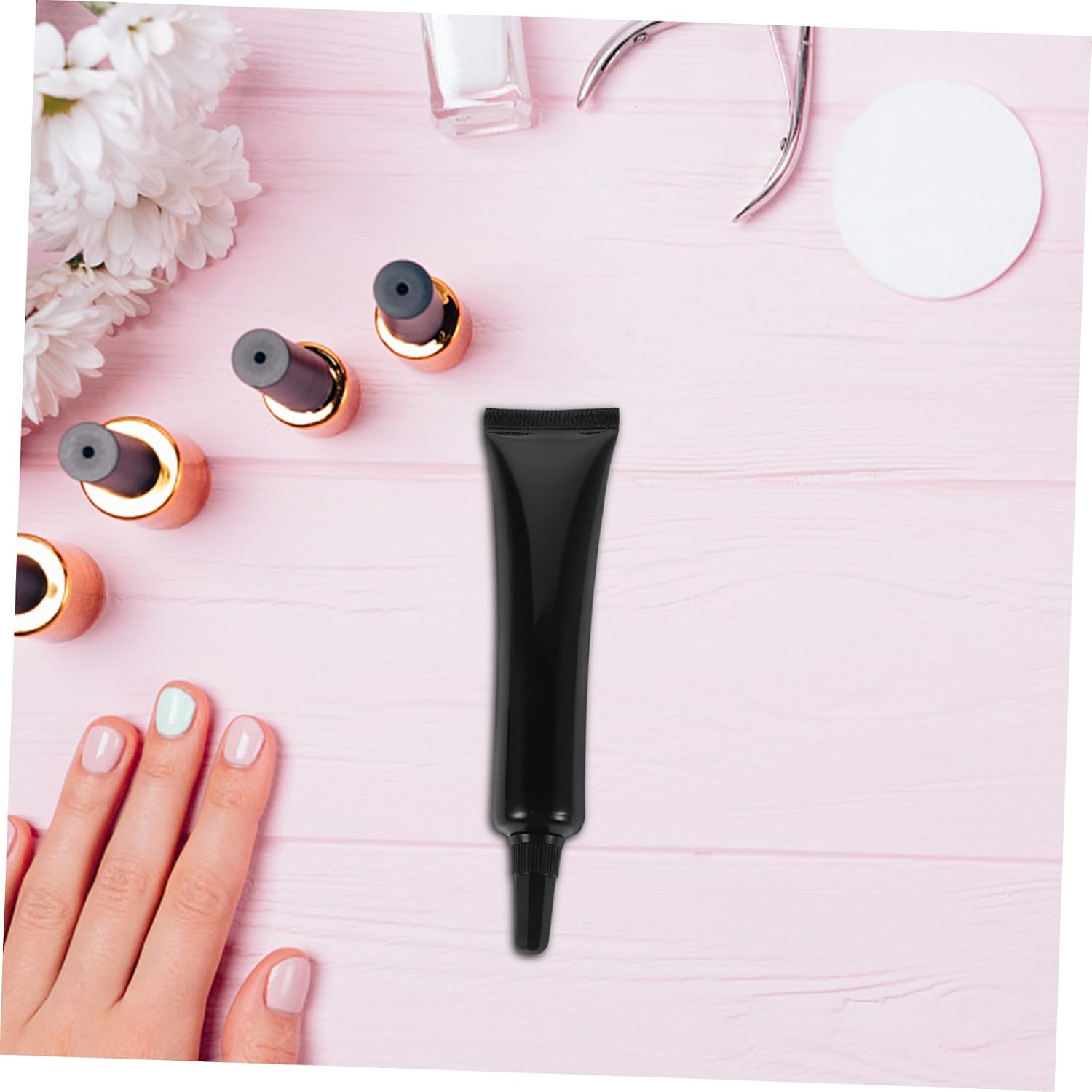OUNONA Press Nails Glue Manicure Tool Nail Polish Glue DIY Salon Sealant Bottle