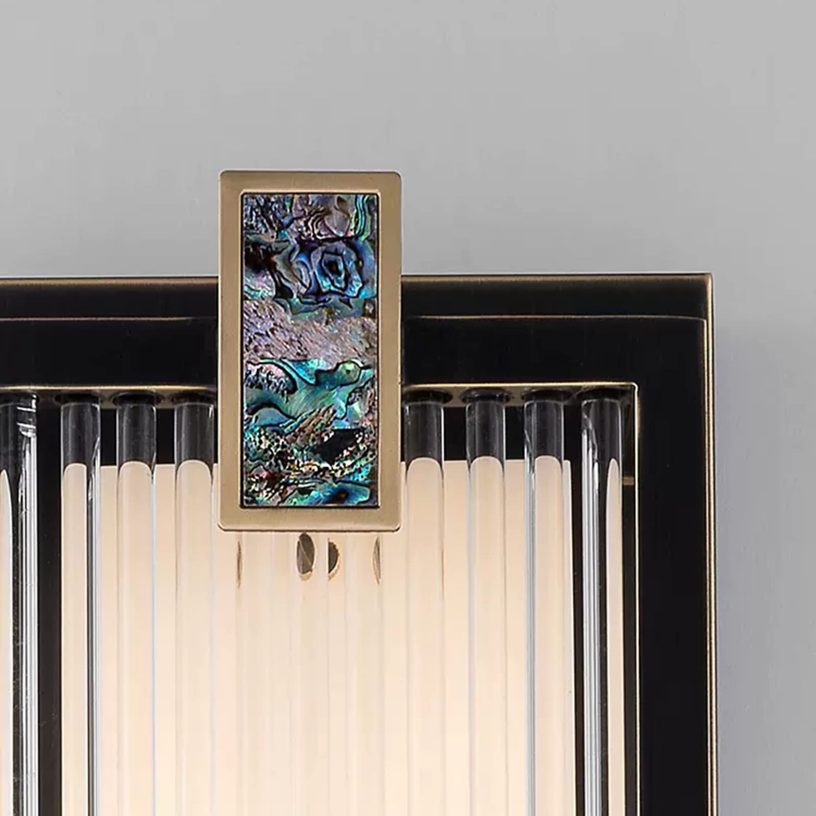 Lámpara de Pared Nueva lámpara de Pared de Fondo Chino, lámpara de Pared de Cobre Lleno de Entrada de Escalera Zen de Estilo Chino Luz de Pared
