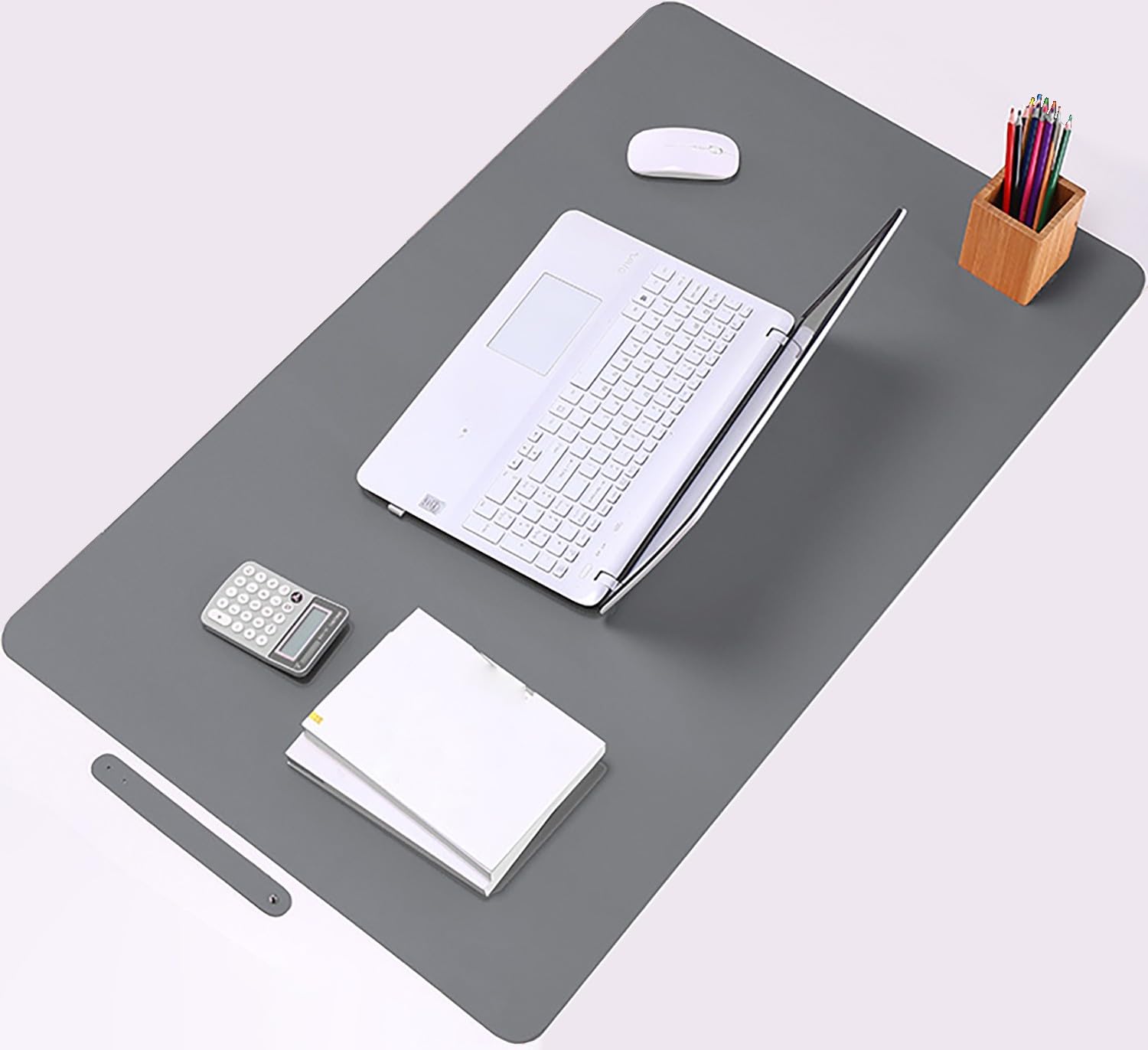 Tappetino da scrivania in pelle, impermeabile, antiscivolo, tappetino per mouse e scrittura, multiplo per casa, ufficio e configurazione di gioco