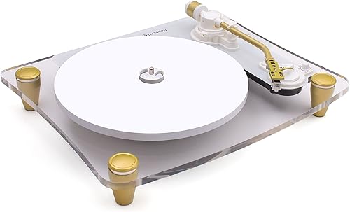 TechPlay Ghost, tocadiscos accionados por correa de 2 velocidades con transmisión Bluetooth. Se conecta a tus altavoces Bluetooth de forma