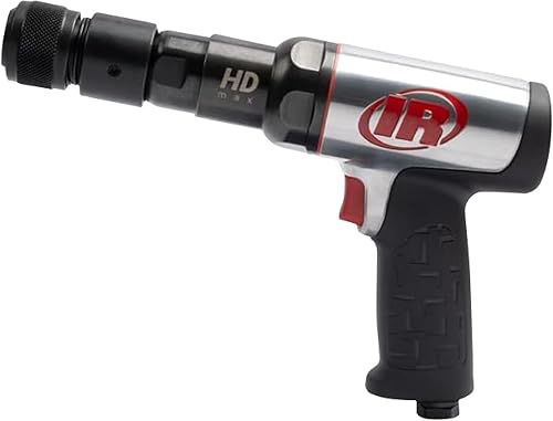 Miniatura 13 de Ingersoll Rand 135MAXK Martillo Neumático de Cambio Rápido con Reducción de Vibración, Juego de Cincel de 5 Piezas, 2,600 BPM, Carrera de 3