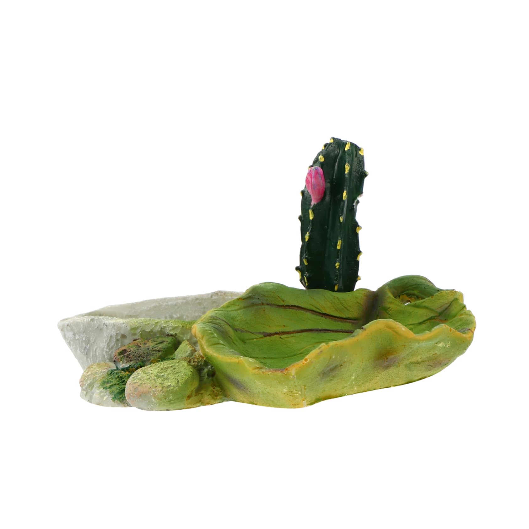 Parliky 1Pc Reptile Food Water Bowl Creative Hand Basin for Lizards Tortoises and Pets for Reptile Tank Decor and Feeding Needs