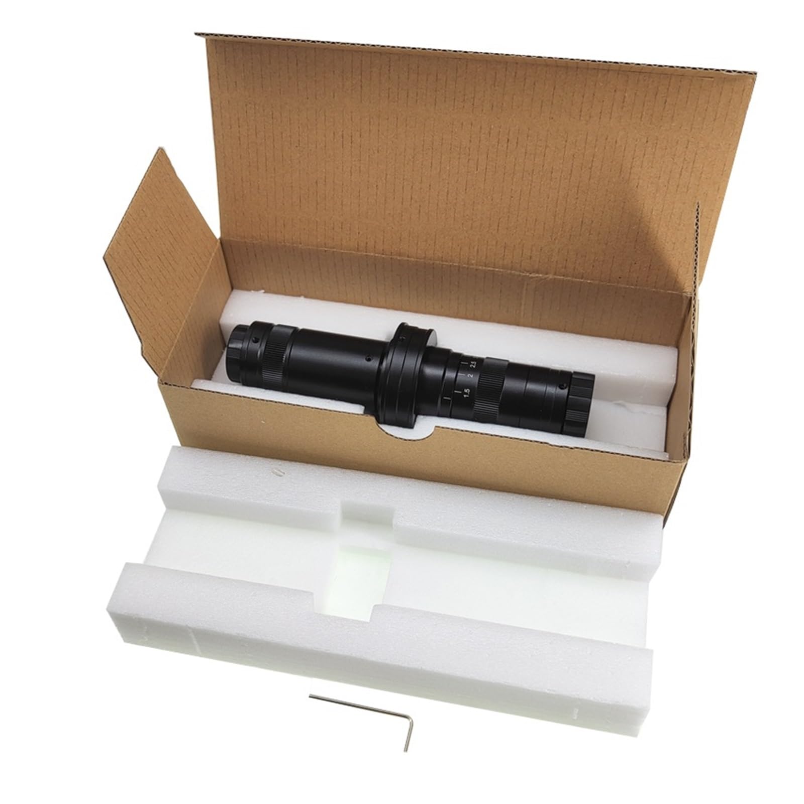 Telecamera per Microscopio, 20X-200X / 0.7-4.5X 0745B Obiettivo for microscopio industriale con zoom C-Mount in vetro manuale