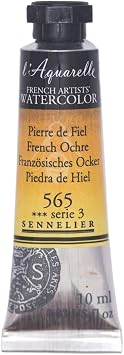 Sennelier Artists Watercolor, 10ml, French Ochre S3