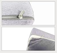 Vista 6 de Cojín de espuma viscoelástica para respaldo de sofá cama, cojín de almohada de lectura suave, almohada gruesa y cómoda para cabecero de cuña, cojín