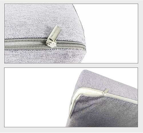 Miniatura 6 de Cojín de espuma viscoelástica para respaldo de sofá cama, cojín de almohada de lectura suave, almohada gruesa y cómoda de cuña, cojín de apoyo para