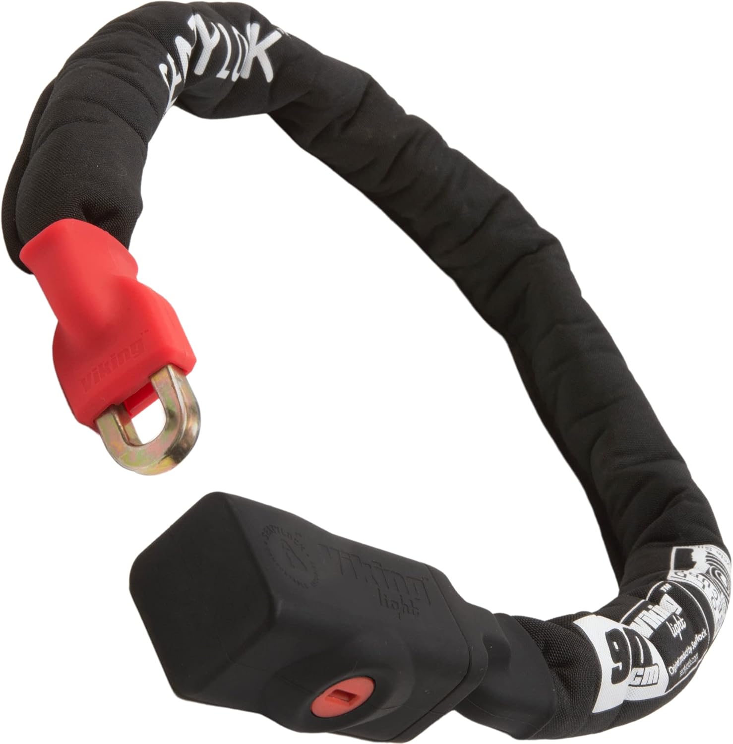 Seatylock Viking Bike Lock Chain with Key - Patented Motorcycle and Bike Locks Heavy Duty Anti Theft Sold Secure Gold - Ultra Bicycle Lock with Maximum Security - Tough Bike Chain Lock (43.5 Inch) : Sports & Outdoors