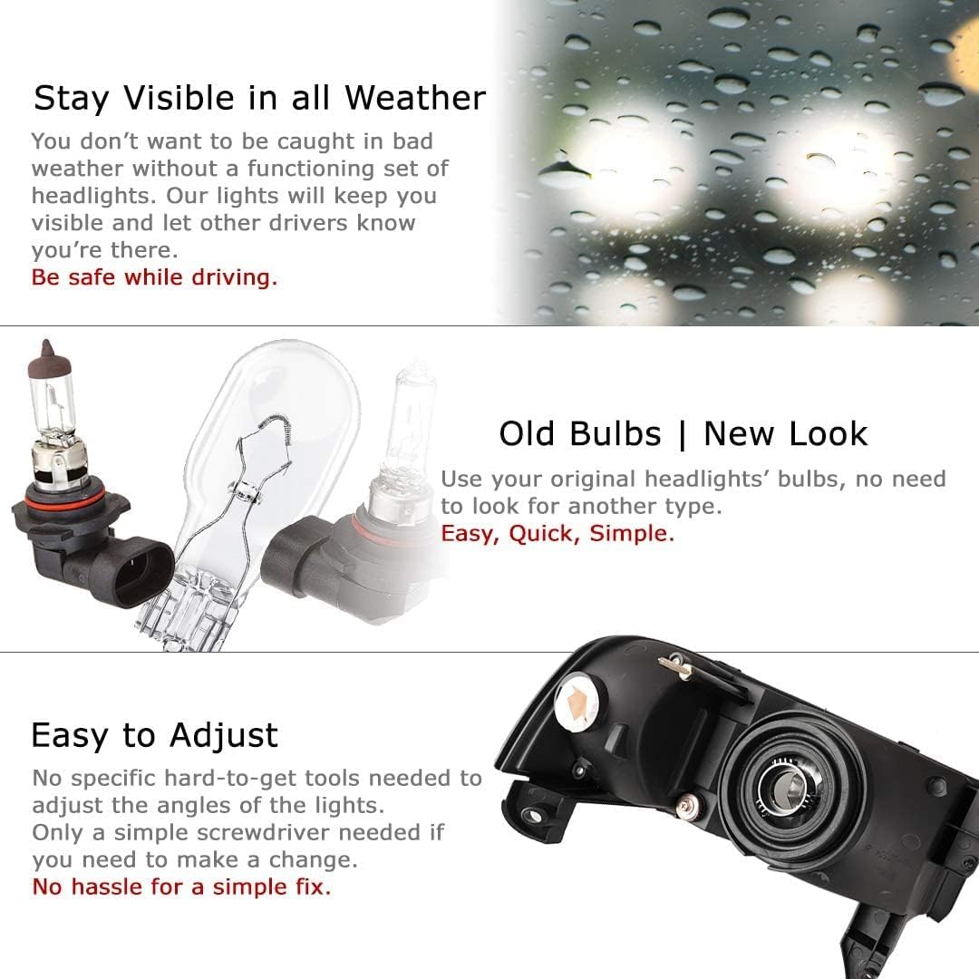 Diagram of Winjet Headlight components showing Turn Signal, Amber Reflector, and High Beam/Low Beam sections.