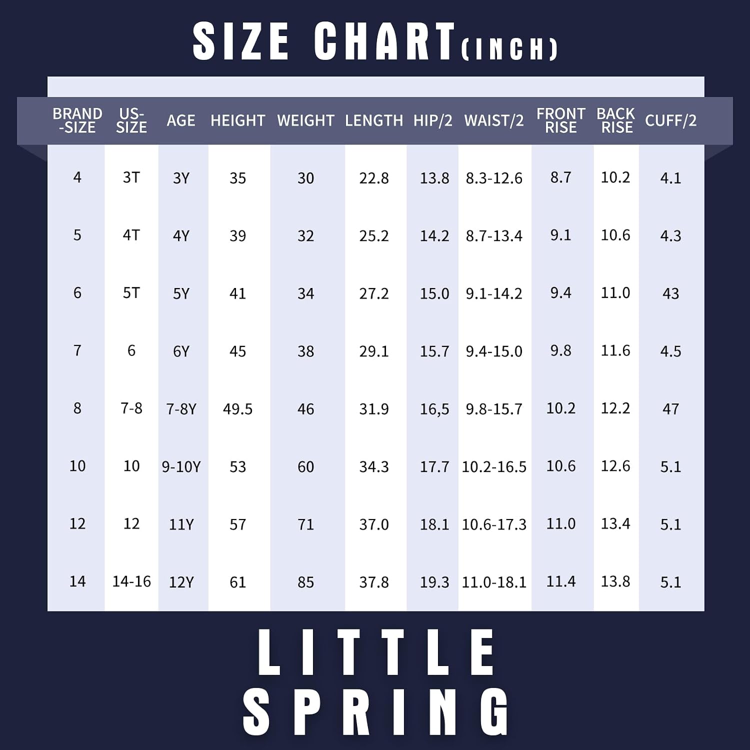LittleSpring Boys Pull-On Cargo Pants Elastic Waist with Hoop